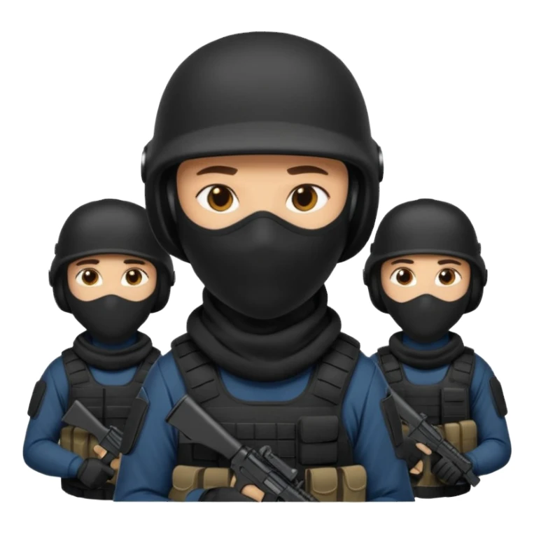 SWAT with balaclavas sticker