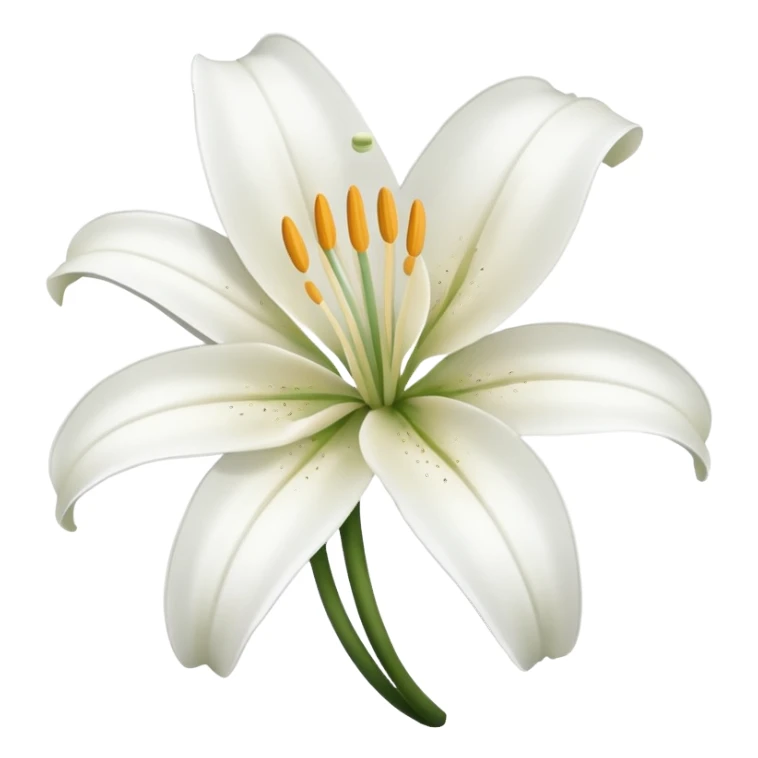 lily without leaf sticker