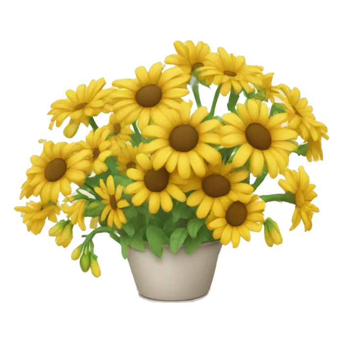 calendar with flowers sticker