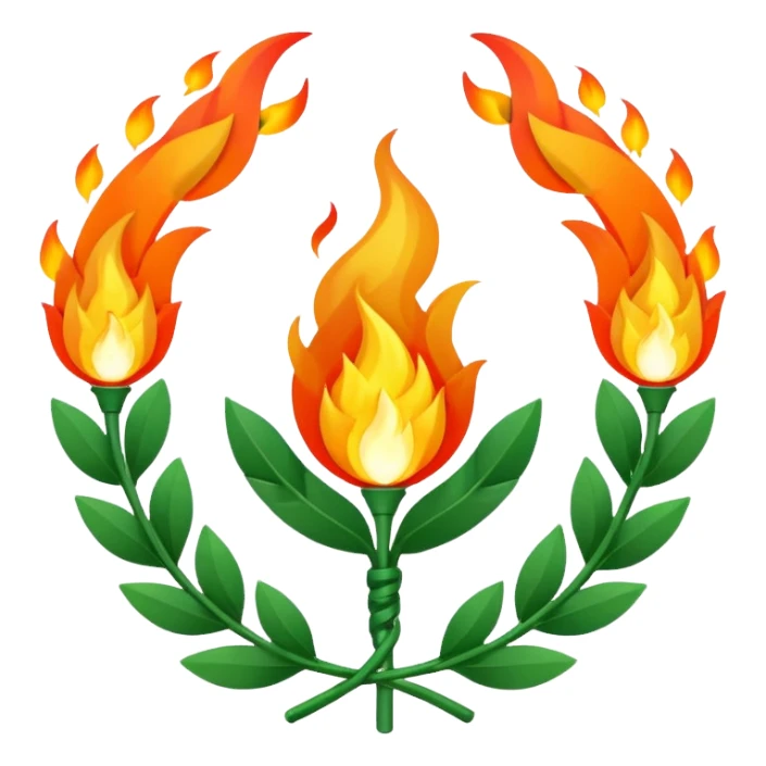 
Laurel Wreaths
Torch Relays
Stadium Flags sticker