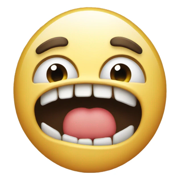 Dumb face drooling sticker