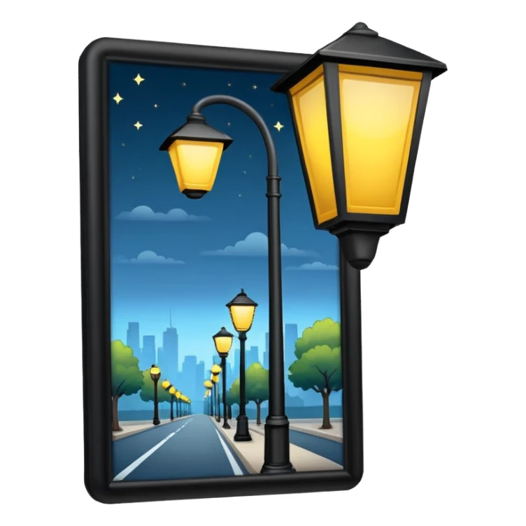 streetlights, America sticker