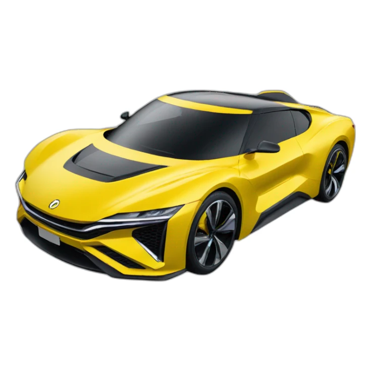 Nio ET5 yellow sticker