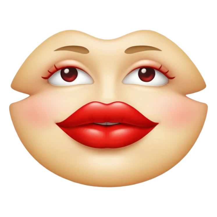 lips ready for kiss sticker