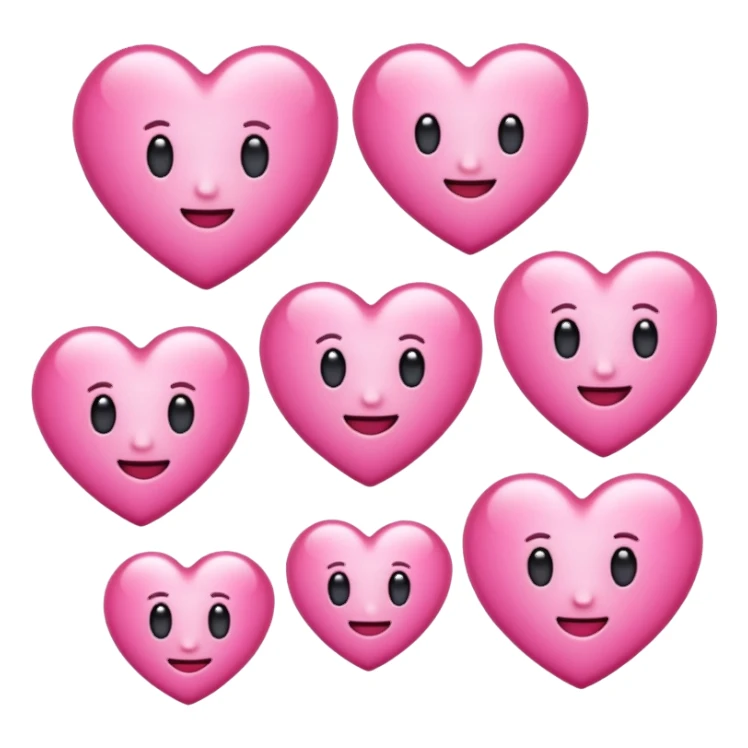 Emojis rosa sticker