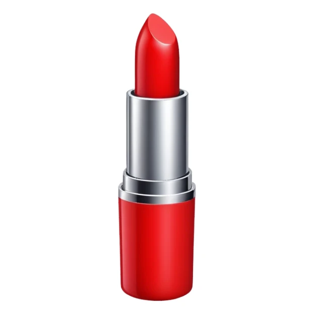 Lipstick in red color sticker