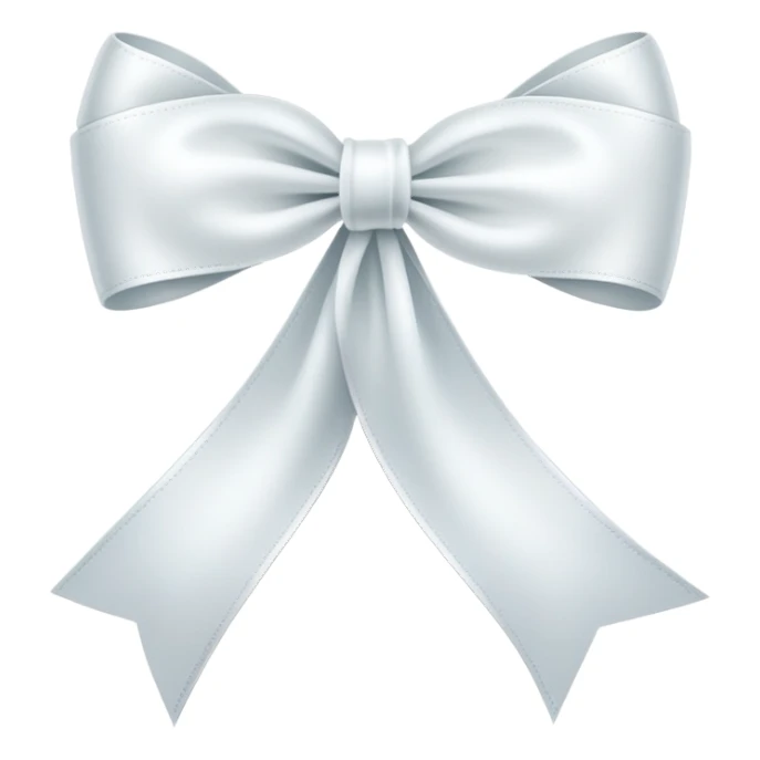 whith cute ribben like ios sticker