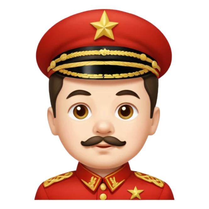 Stalin, cute, baby sticker