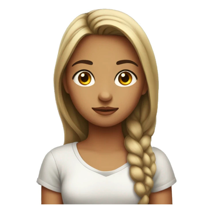 a girl side eyeing  sticker