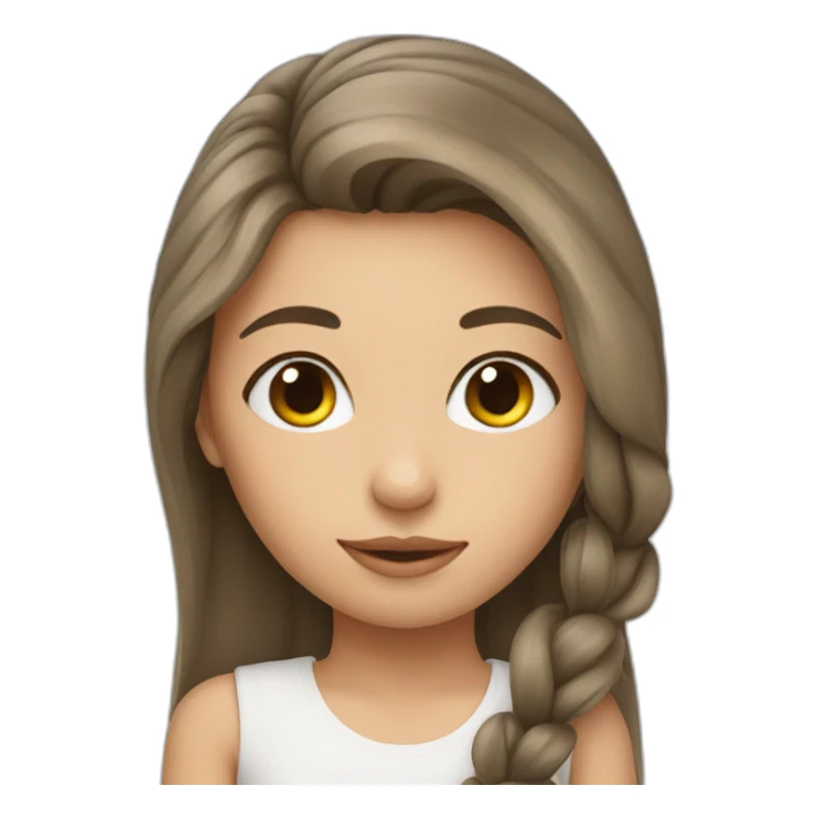 girl with gyat sticker