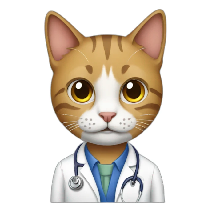 Cat who is the doctor sticker