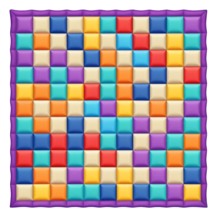 patchwork quilt sticker