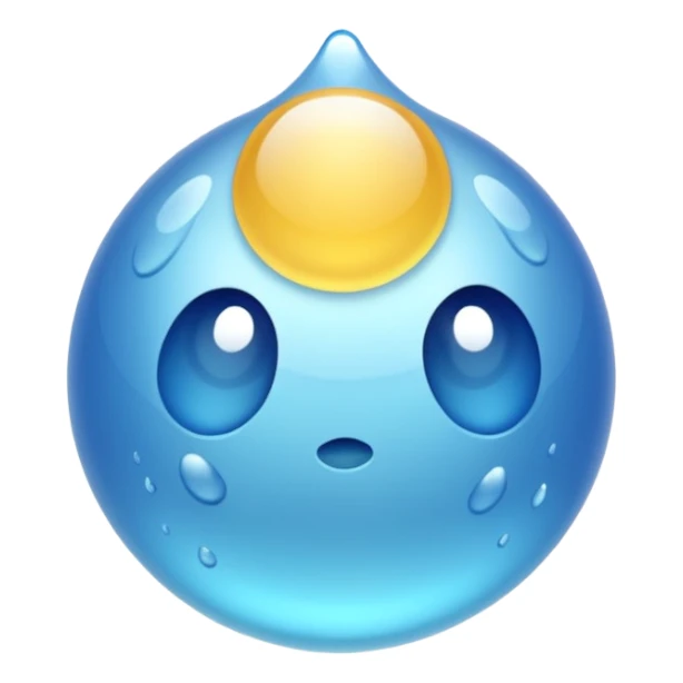 sweat droplets sticker
