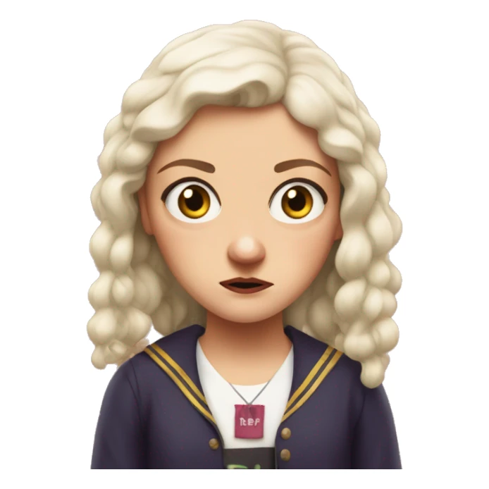 Sister Michael from Derry Girls looking grumpy sticker