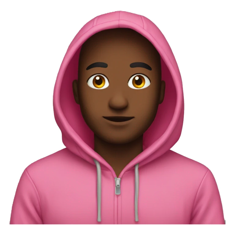 pink hoodie sticker