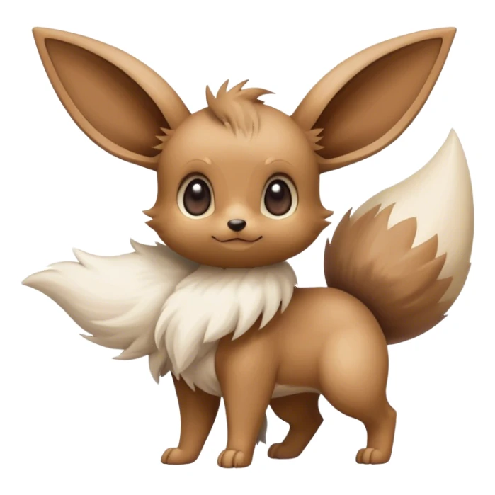 Minccino-Eevee-creature-hybrid sticker