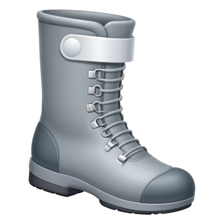 Medical boot grey sticker