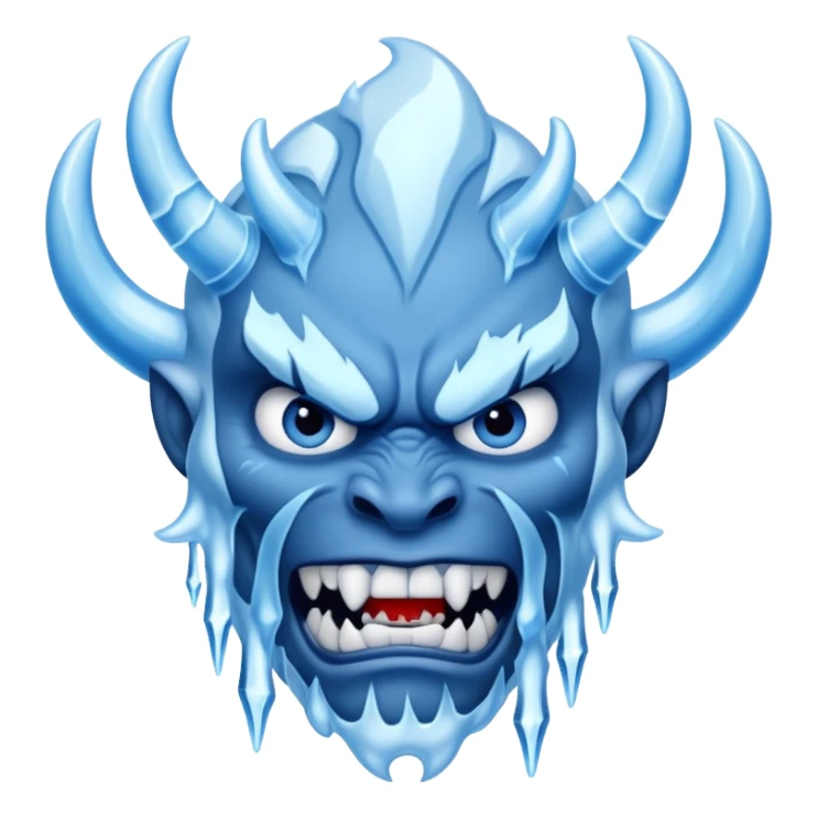 The demon in the Ice sticker