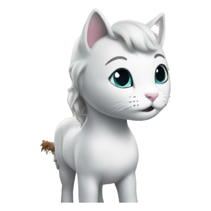 Hallo Kitty  With an horse  sticker