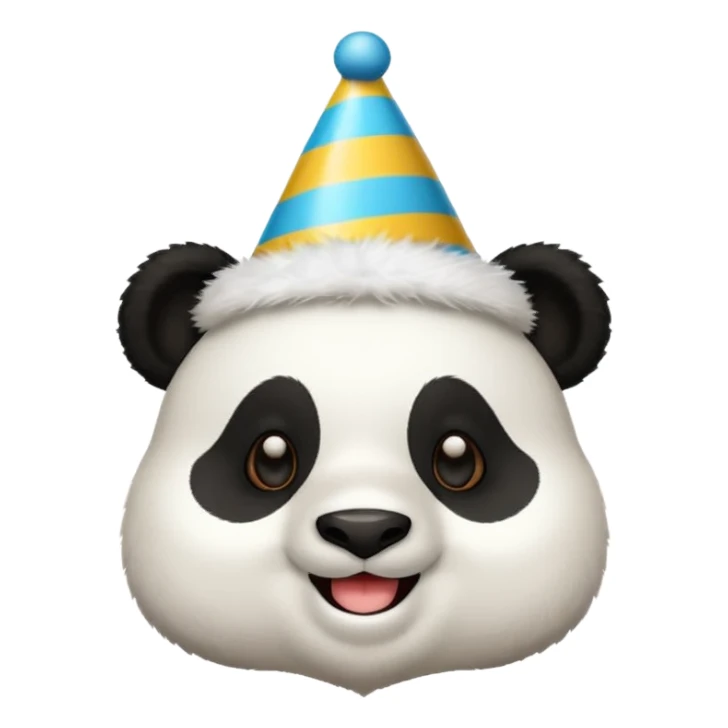 Happy Birthday panda sticker