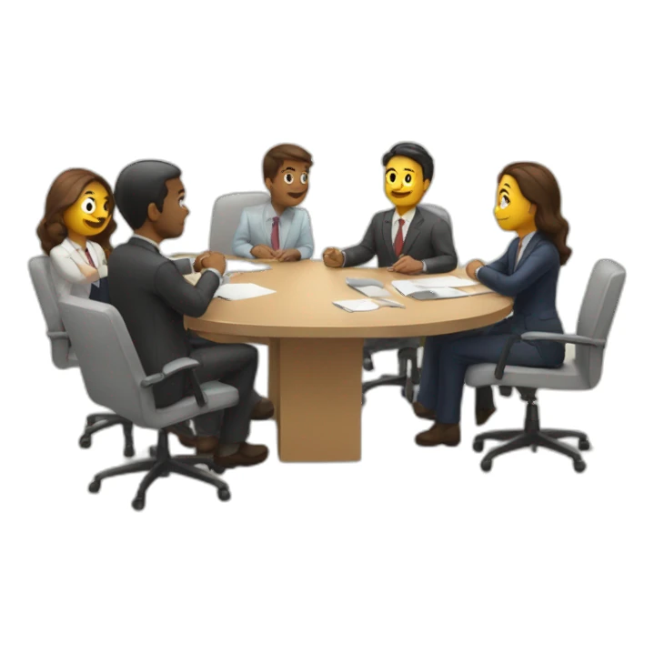 Work meeting sticker