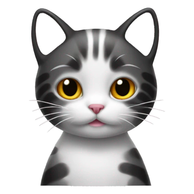 Cat wearing hello kitty shirt sticker