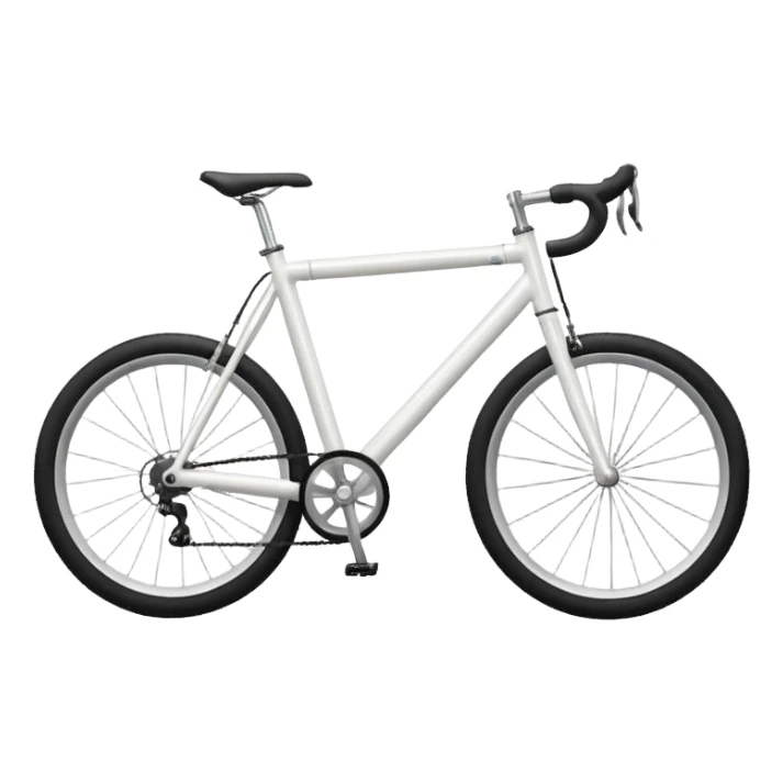 White  ns bike sticker