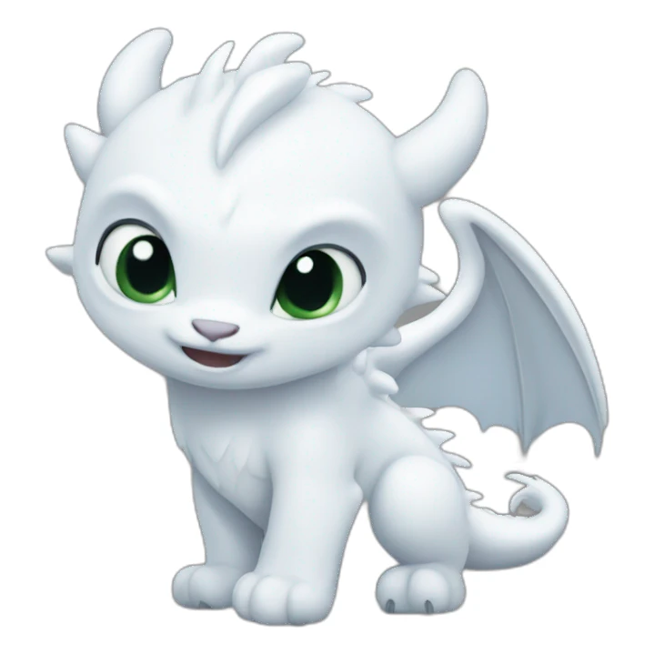 light fury dragons sticker