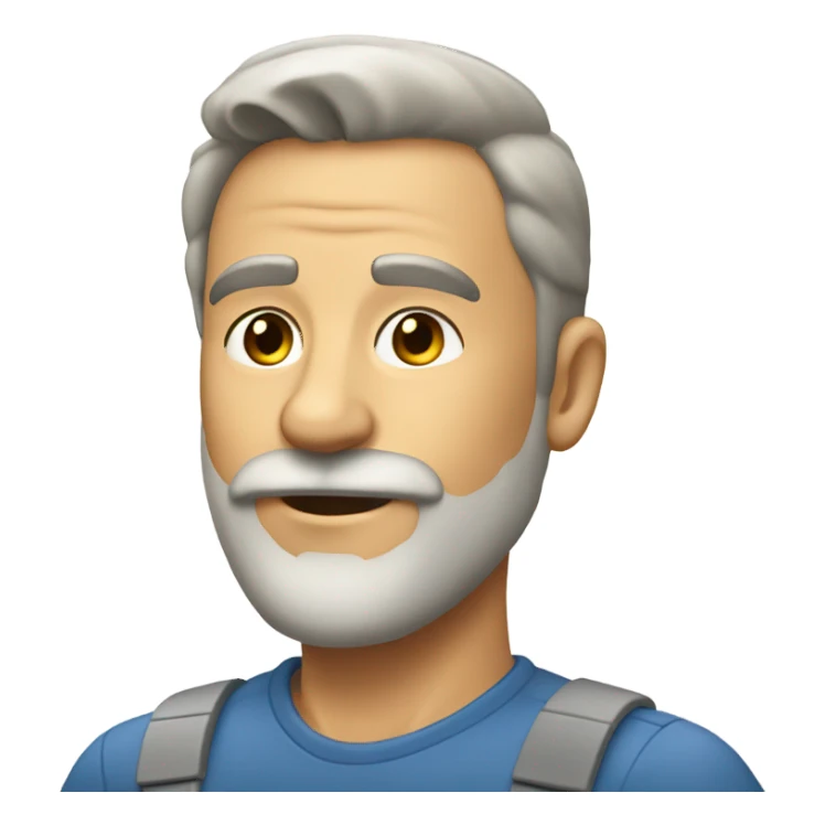 mature male with beard sticker