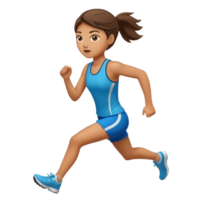 Chica corriendo  sticker