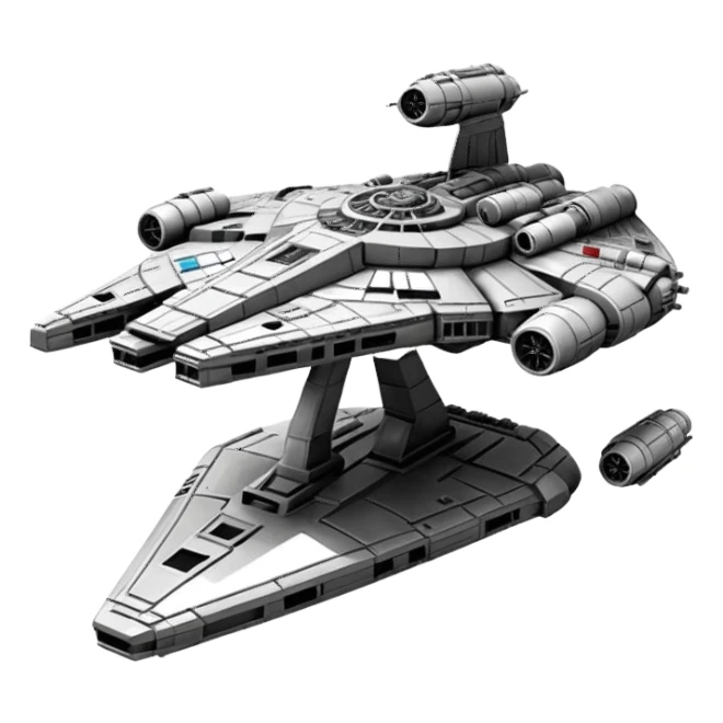 Vaisseau faucon milenium sticker