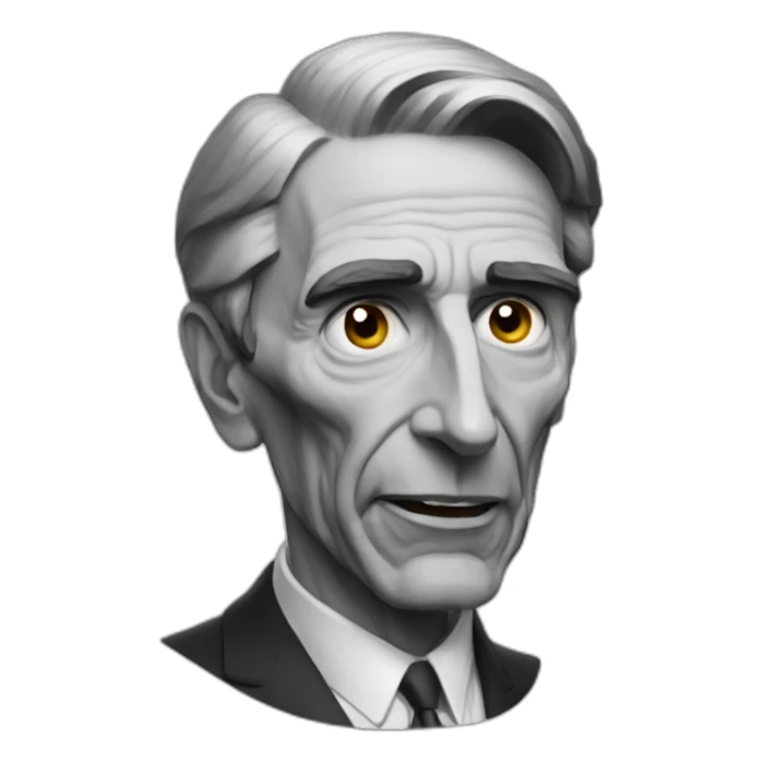 evil claude shannon sticker