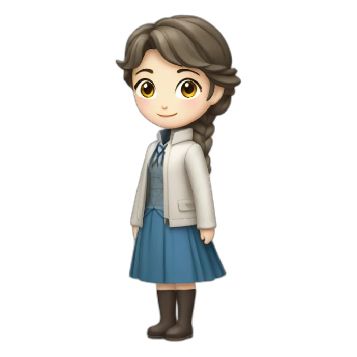 Elsa schoolgirl tokyo-tower sticker