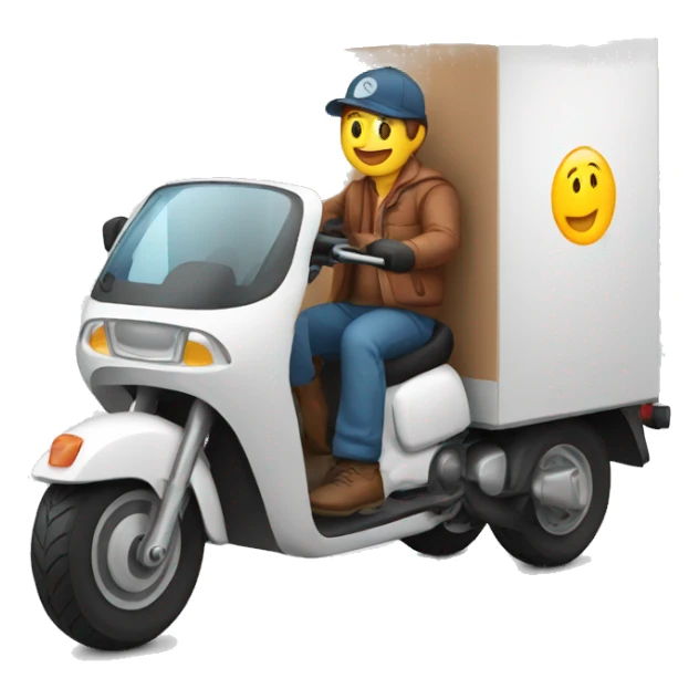 delivery moto sticker