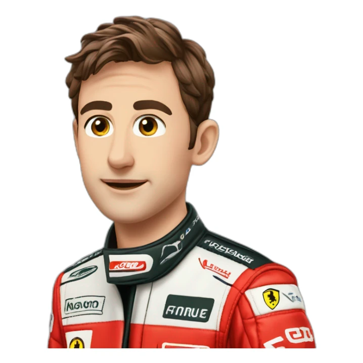 charle Leclerc piloteF1 ferrari sticker