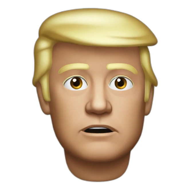 Trump mugshot sticker