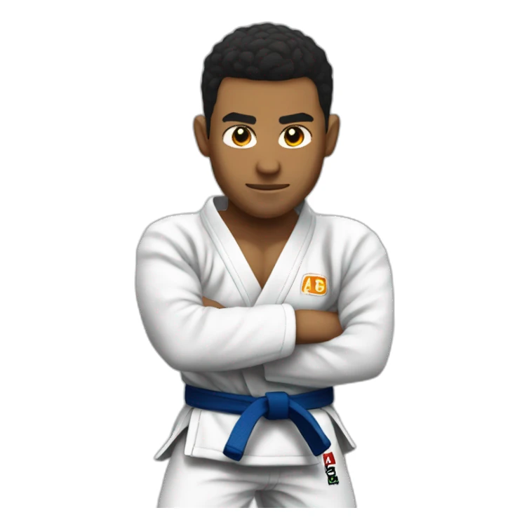 a bjj fighter sticker