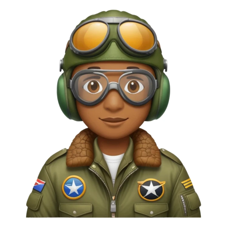 crocodile bomber pilot with goggles and a bomber jacket sticker