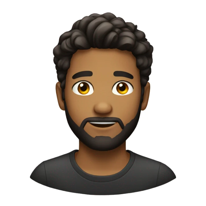 22 year old handsome bearded guy sticker