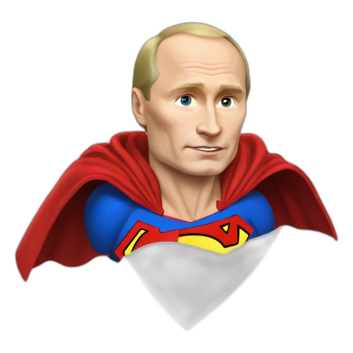 Vladimir Putin Superman sticker