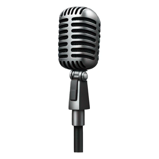 podcast microphone sticker
