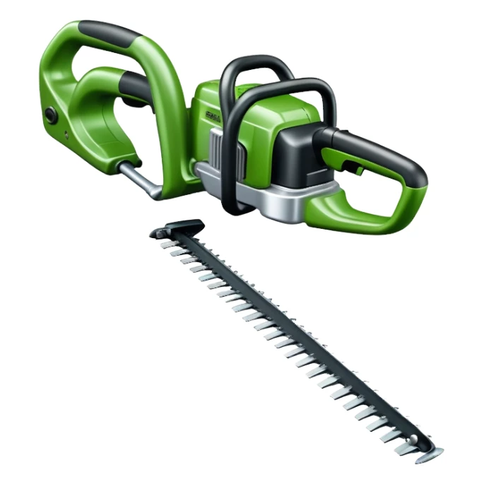 garden hedge trimmer sticker