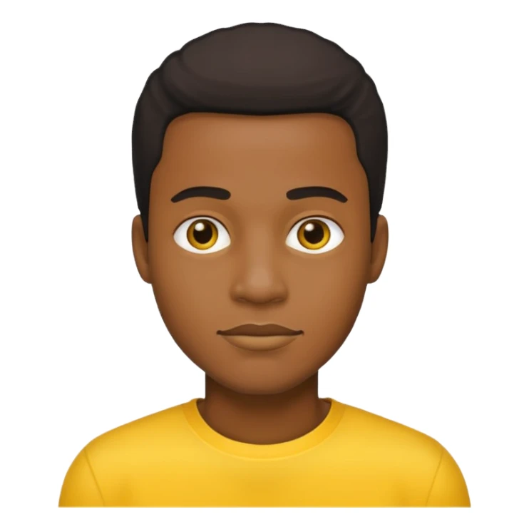 Black guy with yellow sticker