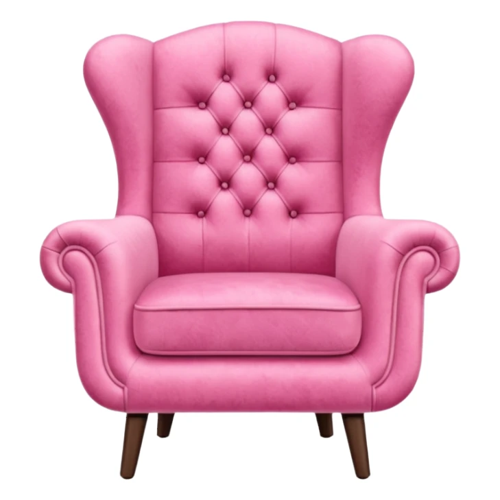 fabrics pink chair sticker