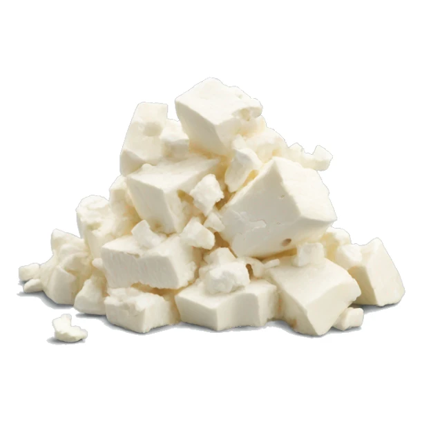 crumbled feta cheese sticker