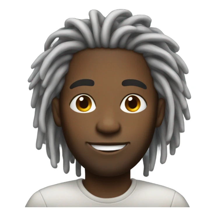 Black guy with dreads sticker