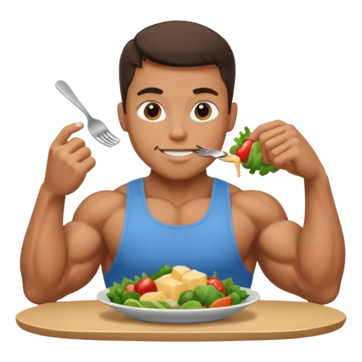 nutrition with a muscle arm sticker