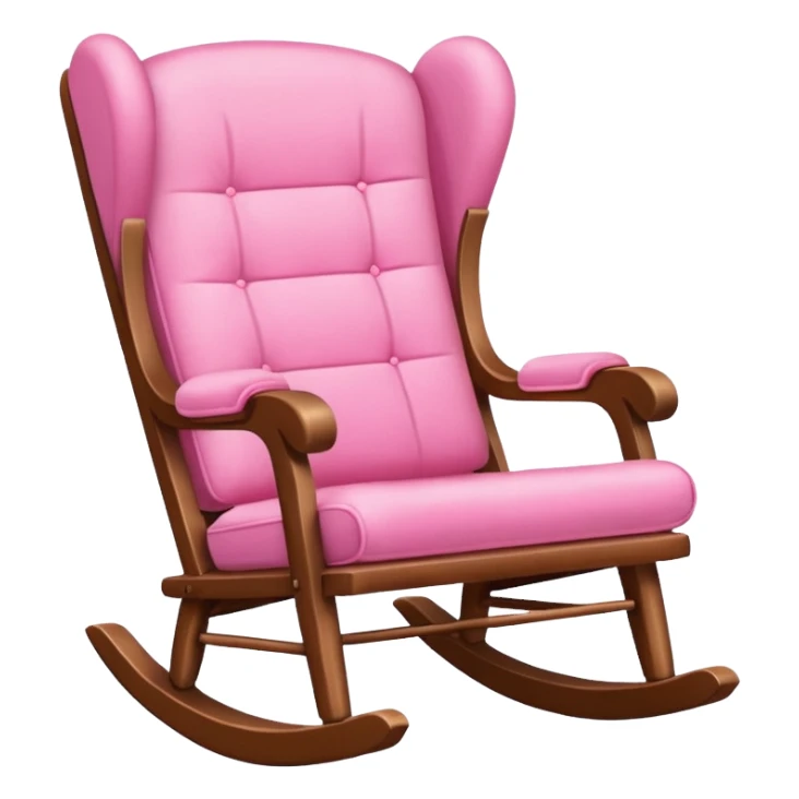 rocking pink chair sticker