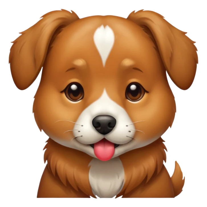 dog kiss sticker