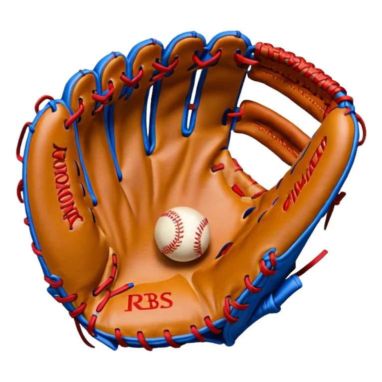 baseball glove (#00A3E0) and red (#F9423A) sticker